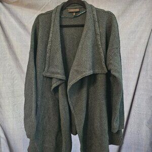 Lane Bryant forest green\black open front cardigan. Size 22/24